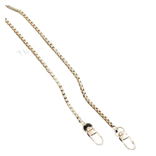 Janmobrian Wallet Chain,Taschenkette Handtasche Crossbody-Geldbörse Ersatz Licht Geldbörse Kette Umhängetasche Trägern Kleine Handtaschen Frauen Handtasche Zubehör(Type2 Light Gold,100) von Janmobrian