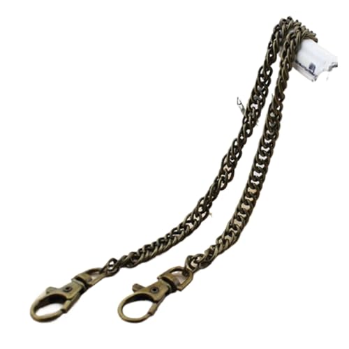 Janmobrian Wallet Chain,Taschenkette Taschenkette Langhardware Metall Handtasche Strap DIY. Ersatzgurt Mode Geldbörse Zubehör Multi Verwenden Sie praktische Griff langlebig(Bronze) von Janmobrian