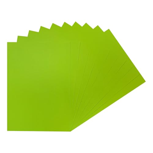 Packung mit 100 A4-Papieren, fluoreszierend, Grün, 75 g/m² von Janrax