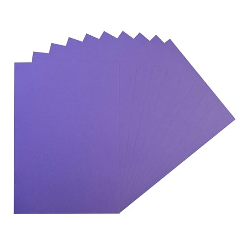 Packung mit 50 Blättern, A5, Violett, 160 g/m² von Janrax