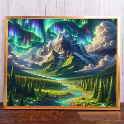 Januave SchöNer FrüHling DIY 5D Diamond Painting,Diamant Malerei für Haus Dekoration,Wohnzimmer Schlafzimmer Büro Eingang Dekoratio,Diamond Painting Set für Erwachsene und Kinder-Round Drill,60x90cm von Januave