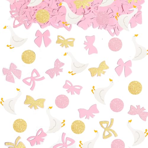 JarThenaAMCS 500 Stück Kokette Schleife Silly Goose Konfetti 18 Designs Papier Tischkonfetti Streuung für Geburtstag Braut Babyparty Party Dekor JarThenaAMCS 500 Stück Kokette Schleife Silly Goose Konfetti 18 Designs Papier Tischkonfetti Streuung für Geburtstag Braut Babyparty Party Dekor von JarThenaAMCS