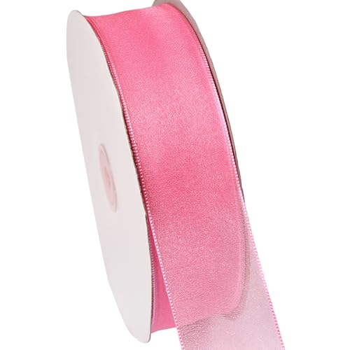 Jarsense Organzaband, 16 mm breit, 91,4 m Nylonband, Geschenkschleife für DIY, Handwerk, Geschenkverpackung, Blumensträuße, Schleifen, Hochzeitsfeier Dekoration (023) von Jarsense