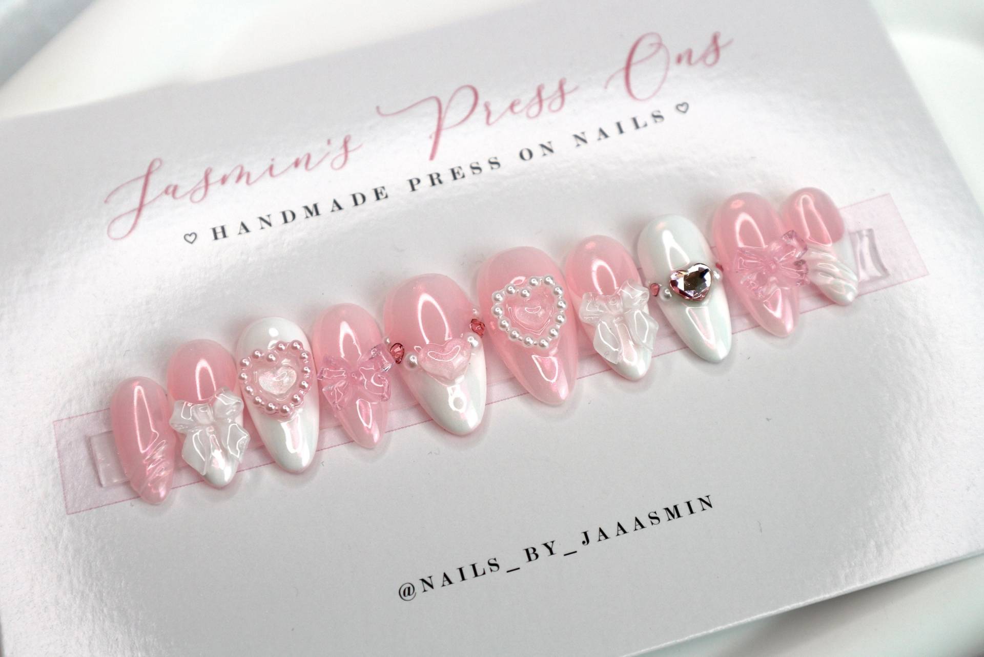 Girly Dream Press On Nails von JasminsPressOns