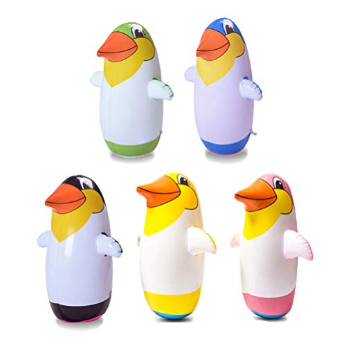 Aufblasbare Pinguinbecher Kinderaufblasbarer Tierballon Pädagogischer Spielzeug Pinguin Aufblasbare Spielzeug Party Zubehör, 22cm von Jauarta