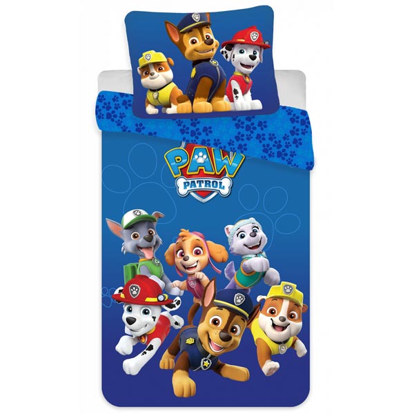 Paw Patrol Kinderbettwäsche, 2-teilig, 100cm x 135cm von Javoli