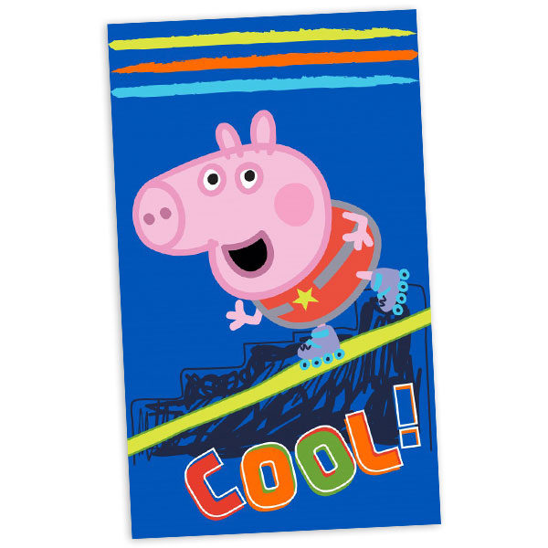 Peppa Wutz Kinderhandtuch, 30cm x 50cm von Javoli