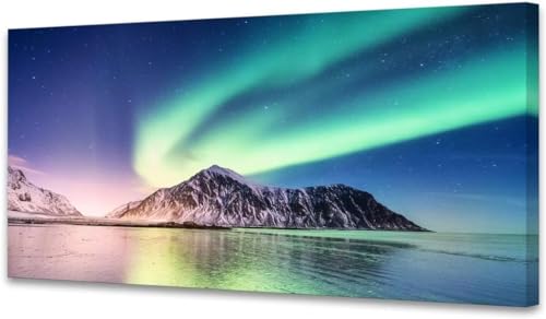 Aurora Borealis Diamond Painting Erwachsene Groß XXL 40x120cm, DIY 5D Diamant Painting Bilder kinder Malen Nach Zahlen Set, Diamond Art Full Diamant Malerei Kunst Basteln für Home Wand Dekor G-67 von Jaxiaco