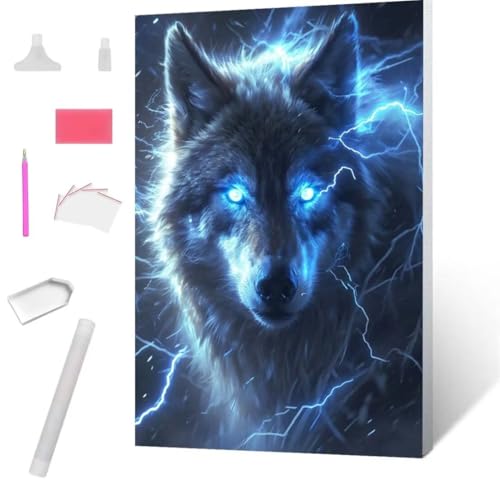 Blitzwolf Diamond Painting Erwachsene 30x40cm, DIY 5D Diamant Painting Bilder kinder Malen Nach Zahlen Set, Diamond Art Full Diamant Malerei Kunst Basteln für Weihnachten Home Wand Dekor S-793 von Jaxiaco