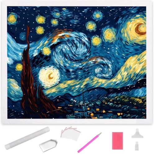 Diamond Painting Sternenhimmel Diamond Art Painting Full Zubehör, Diamant Painting Bilder Erwachsene Stickerei Kreuzstich Kinder Diamant Malerei Art Craft Herbst Wanddekoration Frau Gifts 40x50cm S939 von Jaxiaco