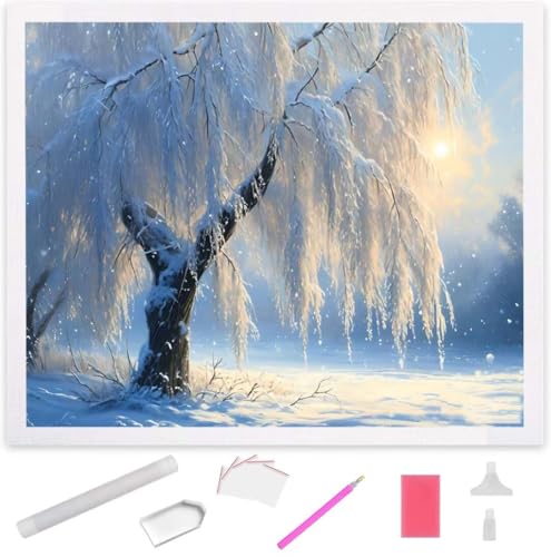 Fontanesie Diamond Painting Erwachsene 90x120cm, DIY 5D Diamant Painting Bilder kinder Malen Nach Zahlen Set, Diamond Art Full Diamant Malerei Kunst Basteln für Weihnachten Home Wand Dekor S-978 von Jaxiaco