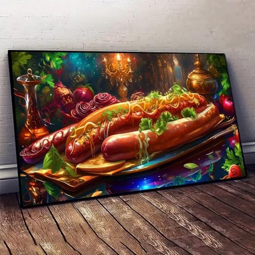 Malen Nach Zahlen Erwachsene Wörter Abstrakt DIY Handgemalt Ölgemälde Leinwand Set mit 3 Pinsel und Acrylpigment für Malerei Bastelset, Frauen Home Deko Geburtstag Weihnachten Geschenk 70x140cm X-530 von Jaxiaco