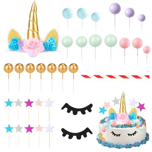 32 Stück einhorn tortendekos, einhorn deko kindergeburtstag, tortendeko einhorn, einhorn kuchen deko, Einhorn Niedlich Horn Ohren und Wimpern Kuchen Torte Deko für Party Supplies Geburtstag 32 Stück einhorn tortendekos, einhorn deko kindergeburtstag, tortendeko einhorn, einhorn kuchen deko, Einhorn Niedlich Horn Ohren und Wimpern Kuchen Torte Deko für Party Supplies Geburtstag von JazRvr