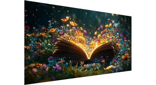 Diamond Painting Erwachsene Groß 100x200cm, 5D Diamant Painting Bilder Buch Diamond Painting Traum Diamand Painting Kinder Anfänger, DIY Crystal Art Bastelset, Deko Wohnzimmer, Geschenke Frauen N1-550 von Jaznnghh