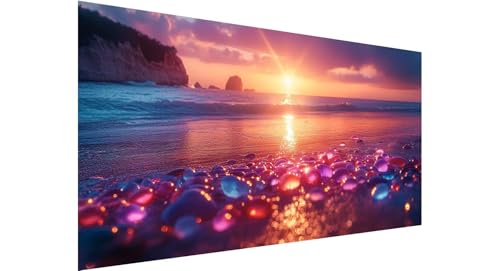 Diamond Painting Erwachsene Groß 30x60cm, 5D Diamant Painting Bilder Diamond Paintings Sonnenuntergang Diamanten Malerei Set Kinder Anfänger, DIY Crystal Art Bastelset, Deko Wohnzimmer Geschenk G1-771 von Jaznnghh