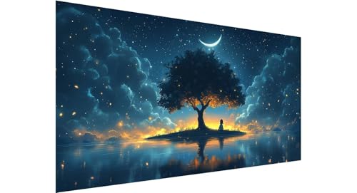 Diamond Painting Erwachsene Groß 30x60cm, 5D Diamant Painting Bilder Diamond Paintings Wolke Diamanten Malerei Set Kinder Anfänger, DIY Mosaik Crystal Art Bastelset, Deko Wohnzimmer Geschenk G1-788 von Jaznnghh