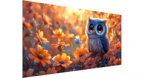 Diamond Painting Sonnenlicht Diamond Painting Erwachsene Eule Diamant Painting Bilder Kinder,5D Diamond Painting Anfänger,DIY Diamanten Malerei Stickerei Bastelset,Deko Wohnzimmer 100x200cm N1-573 von Jaznnghh