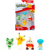 Jazwares Battle Ready PKW3402 Pokémon Battle Figur Gen IX Spielfiguren-Set von Jazwares