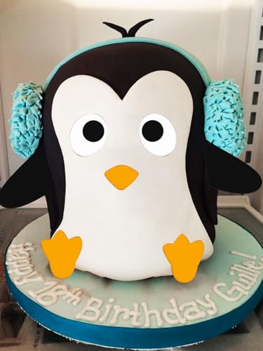 JeVenis Winter Pinguin Kuchen Dekoration Pinguin Kuchenaufsätze Pinguin Geburtstag Tortendeko Polar Themed Geburtstagsparty Dekoration Pinguin Geburtstagsdekorationen von JeVenis