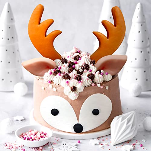 JeVenis Deer Kuchen Dekoration Rentier Kuchen Toppers Woodland Baby Shower Kuchen Dekoration Woodland Geburtstag von JeVenis