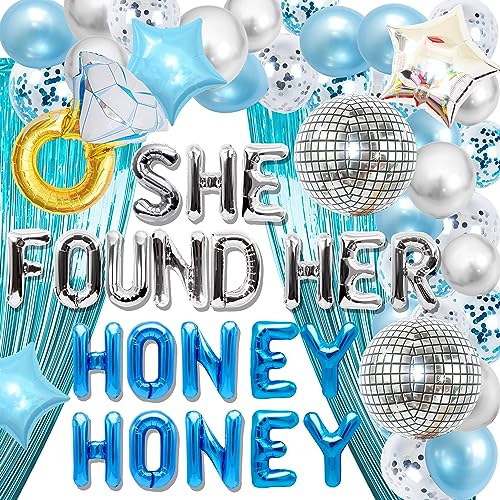 JeVenis She Found Her Honey Bridal Shower Honey Balloons Mamma Mia Bachelorette Party Balloons Last Disco Dancing Queens von JeVenis