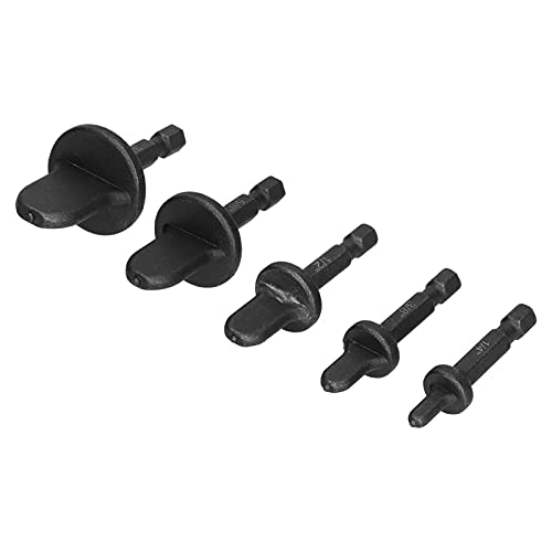 5Pcs Reparaturset Klimaanlage Kupferrohr, 1/4 Zoll Schaft Metall Sechskantschaft Klimaanlage Rohr, Bördelrohr Expander Set Kit， für Kupferrohr Bördelwerkzeug von Jectse