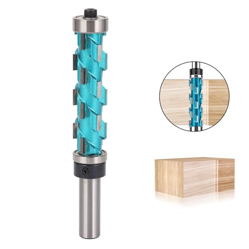 Flush Trimm Router Bit, 12 Mm Schaft -Doppellager Speisespüsch -Trimmbit, 65 Mm Schneidlänge, Holzrouter -Werkzeug Hartholz Flush Schnitt Router Bit Router Vorlage Bit Bit von Jectse