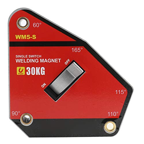 Magnetische Schweißhalterung, 60°, 90°, 110°, 115°, 165°, Robuste Schweißmagnete und Klemmen Zum An- und Ausschalten, Industrieller Schweißmagnet mit Magnetschalter, Leicht von Jectse