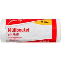 Jeden Tag Müllbeutel 25,0 l transparent, 30 St. von Jeden Tag