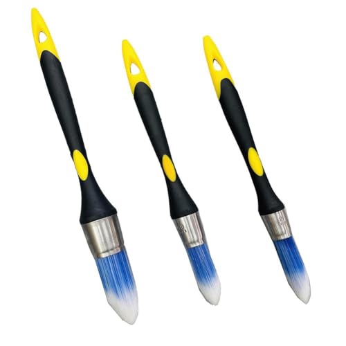 Jeenuuder Set mit Finish-Pinseln, 12,7 cm (5/8 Zoll), 3/4 Zoll und 1 Zoll, Finish-Pinsel, Pinsel, Finish-Pinsel für Malerei, von Jeenuuder