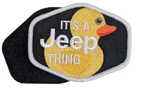 Aufnäher mit Aufschrift "It's a Jeep Thing" mit Enten-Logo, bestickt, 10,2 x 7,6 cm, für Kleidung, Rucksäcke, Hüte, Jacken und Jeans von Jeep