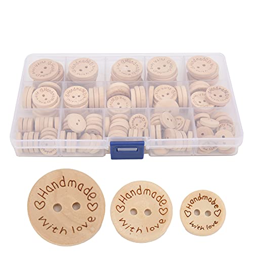 140pcs Holzknöpfe 3 Größen Handgefertigtes Handwerk -Nähknöpfe Holzknöpfe für Kleidung Häkeln Scrapbooking Dekorationen 140pcs Holzknöpfe 3 Größen Handgefertigtes Handwerk -Nähknöpfe Holzknöpfe für Kleidung Häkeln Scrapbooking Dekorationen von Jeffergarden
