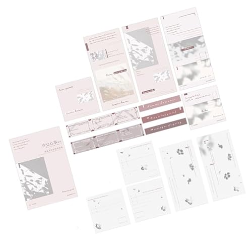 45 Blatt Haftnotizen-Set, Haftnotizen, DIY-Haftnotizen, Selbstklebender Notizblock, Helles Schatten-Thema, Exquisite DIY-Notizaufkleber für Büro, Schule, Buch (Verschwommene von Jeffergarden