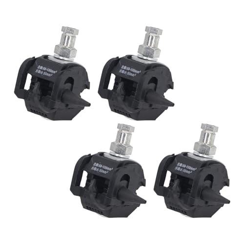 Kein Abblättern der Isolierung, Piercing-Stecker, Verzinnter Kabelverteiler für Industriestrom, 1 KV, Klemme, Gartenbeleuchtung, PVC, Kupfer, 5er-Set (JJC-4) von Jeffergarden