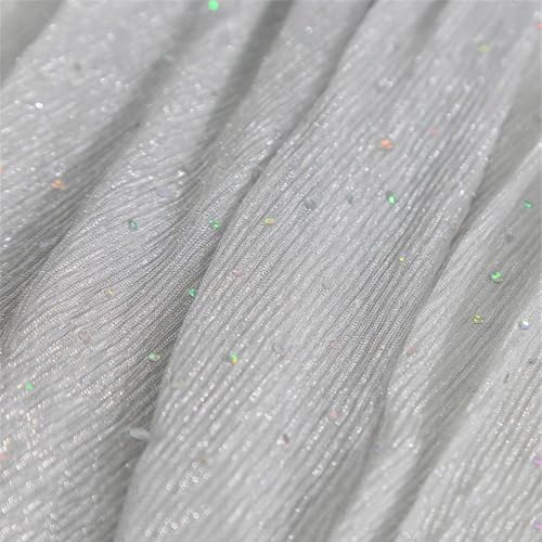 Paillettenstoff Turban DIY Krepp Glitzer Mesh Spitze Stoff Party Kleid Mode Designer Langer Rock Nähmaterial 1,5 Meter von Jegsnoe