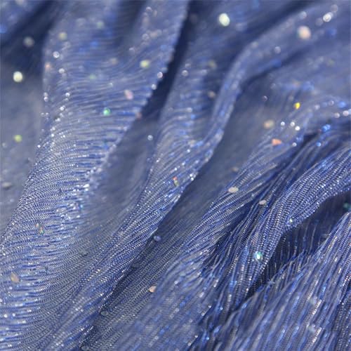 Paillettenstoff Turban DIY Krepp Glitzer Mesh Spitze Stoff Party Kleid Mode Designer Langer Rock Nähmaterial 1,5 Meter von Jegsnoe