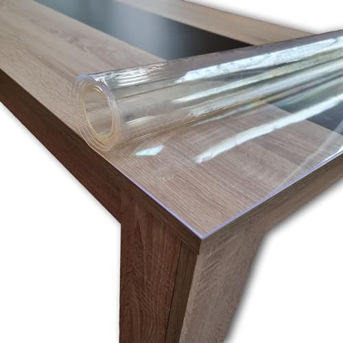 Jehafol Transparente Tischdecke 18,50 €/m² durchsichtige Tischauflage 2,0 mm (0,79 x 1,00 m) von Jehafol