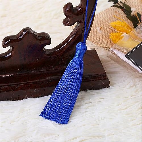 8 Pieces 8 cm Quasten Anhänger mit Seile Schlaufe, Lesezeichen Quasten, Handgefertigte Quasten, Quastenanhänger, Fransen Lesezeichen, Tassels Anhänger, Troddel AnhäNger, Lange Quasten (8_Königsblau) 8 Pieces 8 cm Quasten Anhänger mit Seile Schlaufe, Lesezeichen Quasten, Handgefertigte Quasten, Quastenanhänger, Fransen Lesezeichen, Tassels Anhänger, Troddel AnhäNger, Lange Quasten (8_Königsblau) von JekyTMP