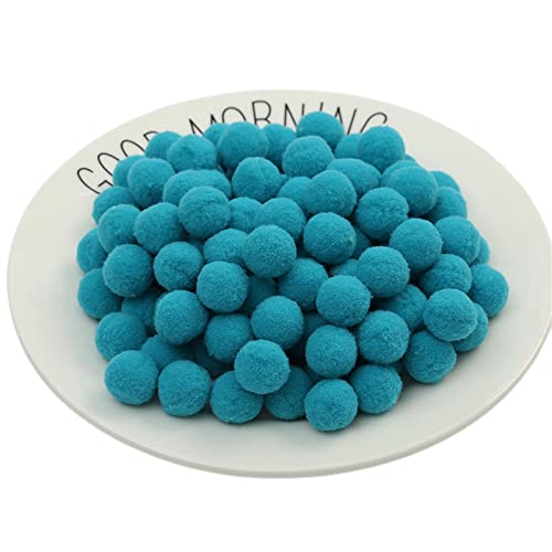 JekyTMP 50 Stück 20mm Pompons Zum Basteln Flauschigen PlüSch BäLle Pom Pom BäLle Bunte Pompom Pompon Bunt Mini Pompons BäLle Flauschigen Craft Pom Poms Bunte Flauschige Pompon (Nr. 39 Malachitgrün) von JekyTMP