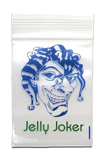 1000 JJ-Zipperbags "Joker Head" Druckverschlussbeutel | Baggie | Plastiktüte - 60x80mm - 70µm von Jelly Joker