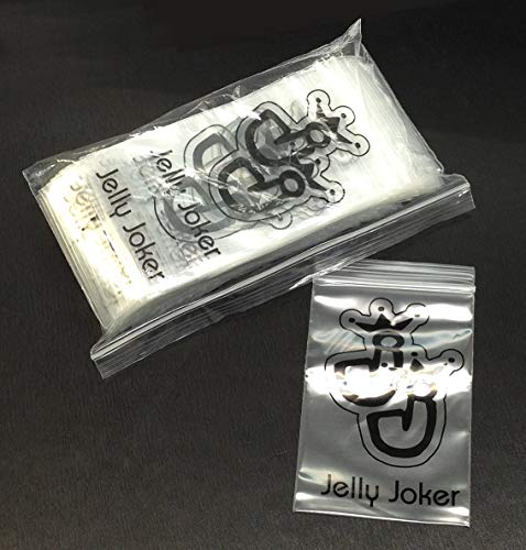 Jelly Joker 200 Zip Beutel DVB 70x100mm, 70µm, Transparent, Kunststoff, Zipper, Besonders dick, 10cm hoch, 7cm breit von Jelly Joker