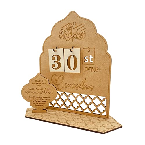 Ramadan Deko Adventskalender, Ramadan Kalender Kinder Aus Holz, Adventskalender 2025 Countdown Kalender Eid, Ramadankalender Eid Mubarak Adventskalender, Ramadan 30 Tage Countdown Kalender Zuhause (B) von Jenshhch