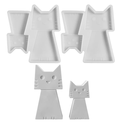 Silikonformen Gießformen Katze Kerzenformen zum Gießen, Katze Silikonform Gießform, Katze Gießformen Silikon Gießform, Katze Gips Zum Gießen, Gießformen Silikon Katze Giessformen Silikon (2C) von Jenshhch