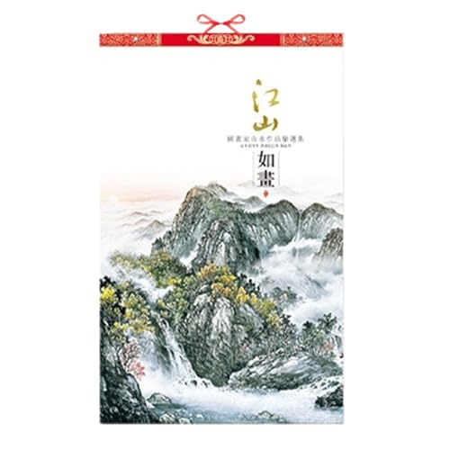 Jeruytgh Jahr der Schlange 2025 Kalender,2025 Jahr der Schlange Wandkalender | Monatskalender für das Jahr der Schlange | Landschaftsmalerei-Kalender für Zuhause, chinesisches Restaurant, von Jeruytgh