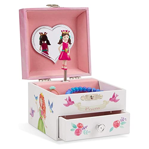 Jewelkeeper - Einhorn Spieluhr Schmuckschatulle, Märchenprinzessin Design mit Ausziehfach - Tanz der Zuckerfee Melodie von Jewelkeeper