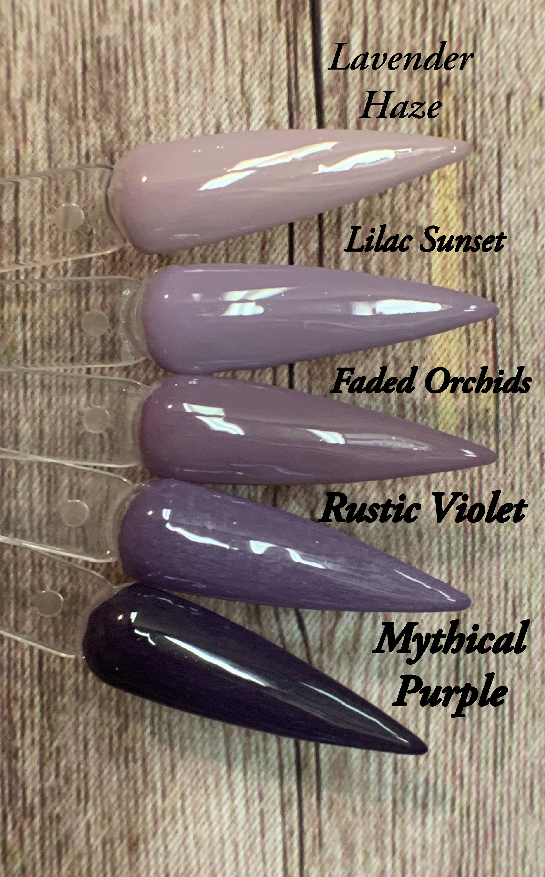 Dusty Purple Gradient Kollektion Dip Powder von JewelsDips