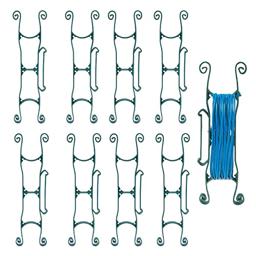 Jextou Lichterkettenhalter – Grüne Eleganz, Urlaubslichterkette, Organizer, Lichthalter, Lampendraht, Wickelvorrichtung für Lampenschnur, Seil, Girlande von Jextou