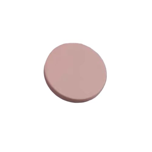 Knopf, runde Harzknöpfe mit Schaft for Basteln, Nähen, Scrapbooking, Schals und Kleidung, flache Farbknöpfe for Mäntel, dekorative Knöpfe(Color:Pink,Size:21mm) von JgYiAngBq