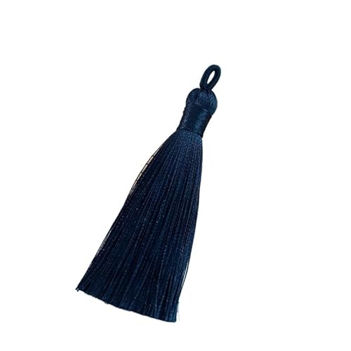 Quasten, 29 Farben, Bastelquasten mit Schlaufe, weiche Quaste for DIY-Handwerk, Schmuckherstellung, Schlüsselanhänger-Dekoration(Navy Blue) von JgYiAngBq