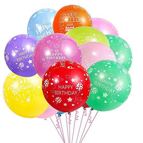 Jiahuade Geburtstagsluftballons 50,Macaron Luftballons,Partyballons Kinder,Farbige Ballons,Kindergeburtstag,Partyballon,Latex Ballons Groß,Weihnachten, Brautgeschenke, Baby-Duschen (50) von Jiahuade